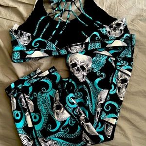 CVG Sport bra and Capri leggings.